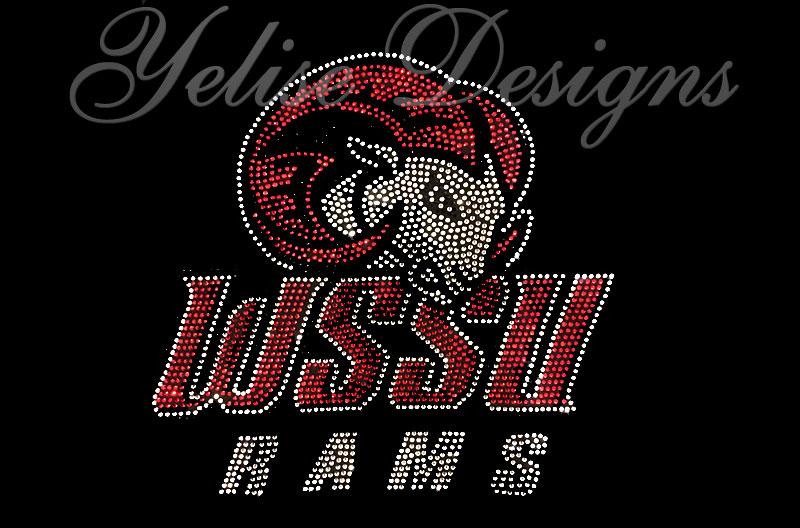 WSSU Rams Rhinestone T-shirt